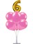 7 'li Balon Stand Demeti 6 Altın Pembe Balon 1