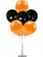 7 'li Balon Demeti Siyah Turuncu Balon 1