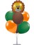 7 'li Balon Stand Demeti Aslan Safari Temalı Balon 1