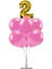7 'li Balon Stand Demeti 2 Altın Pembe Balon 1