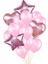 Pembe Lateks ve Folyo Balon Seti 1