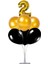 7 'li Balon Stand Demeti 2 Yaş Gold Siyah 1