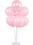 7 'li Balon Stand Demeti Makaron Pembe Balon 1