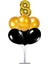 7 'li Balon Stand Demeti 8 Yaş Gold Siyah Balon 1