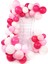 Fuşya Pembe Beyaz Balon Zinciri 5 Metre 1