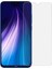 Xiaomi Redmi Note 8 Kılıf Yüzüklü Standlı Lüx Silikon + Kırılmayan Esnek Nano Cam - Siyah 2