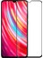 Xiaomi Redmi Note 8 Pro Kılıf Yüzüklü Standlı Lüx Silikon + 5D Nano Tam Ekran Kırılmayan Esnek Cam - Siyah 2