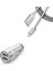 Type C Uyumlu Metal Hızlı Araç Şarj Cihazı Metal Kablo Çift Giriş USB 3.1 1