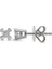 0.16 Ct Tektaş Kalp Tırnak Küpe 1