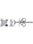 0.18 Ct Tektaş Takoz Tırnak Küpe 1