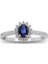1.90 Ct Pırlanta Safir Yüzük Rty17 1