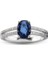 1.16 Ct Pırlanta Safir Yüzük Rty20 1