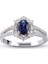 1.02 Ct Pırlanta Safir Yüzük Rty23 1