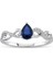 0.47 Ct Pırlanta Safir Yüzük Rty27 1