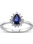 0.42 Ct Pırlanta Safir Yüzük Rty29 1