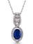 1.15 Ct Pırlanta Safir Kolye Rtkl42 1