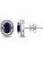 1.56 Ct Pırlantalı Safir Küpe Rtk3 1