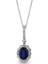 1.90 Ct Pırlanta Safir Kolye Rtkl46 1