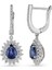 2.50 Ct Pırlantalı Safir Küpe Rtk43 1