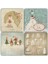 Decor Bardak Altlığı Yılbaşı 4'lü Set 1