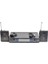 T-668 Uhf Band 2 Kanal Çift Yaka Kablosuz Mikrofon Seti 1