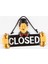 Charlie Chaplin Closed Temalı Duvar Kapı Yazısı 1