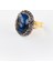 Doğal Taş Lapis Lazuli Yüzük Ayarlı 1