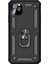 Apple iPhone 11 Pro Anka Serisi Yüzük Standlı Armor Kılıf Siyah 1