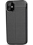 Apple iPhone 11 Leather Tpu Silikon Kılıf - Siyah 1