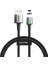 CALXC-A01 Zinc Magnetic USB Kablo Şarj iPhone Uyumlu Lightning Başlık 2.4A 1 m - Siyah 1