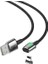 CALXC-A01 Zinc Magnetic USB Kablo Şarj iPhone Uyumlu Lightning Başlık 2.4A 1 m - Siyah 3