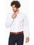 Erkek Beyaz Slim Fit Dar Kesim Uzun Kol Gömlek 1