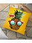Pop Art Temalı Ananas Özel Tasarım Yer Minderi - 70 x 70 cm 1