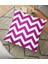 Modern Zigzag Desenli Dijital Baskılı Dekoratif Yer Minderi - 70 x 70 cm 1