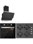 Siyah Cam Ankastre Set Bo6504B01 - Cs5349B01 - 3420 1
