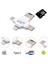 Card Reader 4in1 Hafıza Kart Okuyucu SS28973 - Beyaz 5