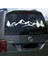 Melek - Off Road Dağ Araba Sticker. Oto Sticker 115 x 31 cm Beyaz 1