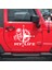 Melek - My Life Dakar Pusula Araba Sticker 50 x 50 cm Beyaz 1