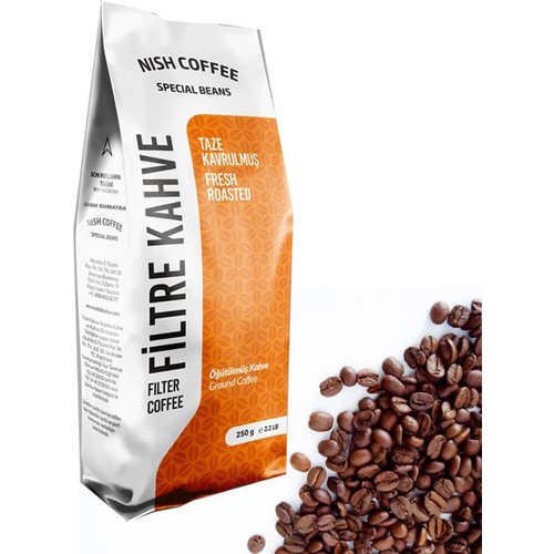 Nish Kahve Filtre Kahve Nish Özel Seri Sumatra 250 gr Fiyatı
