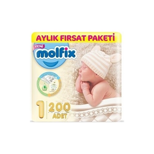 Molfix Yenidoğan 1 No 200�lü Bebek Bezi Fiyatı Taksit Molfix Yenidoğan 1 No 200�lü Bebek Bezi Fiyatı Taksit