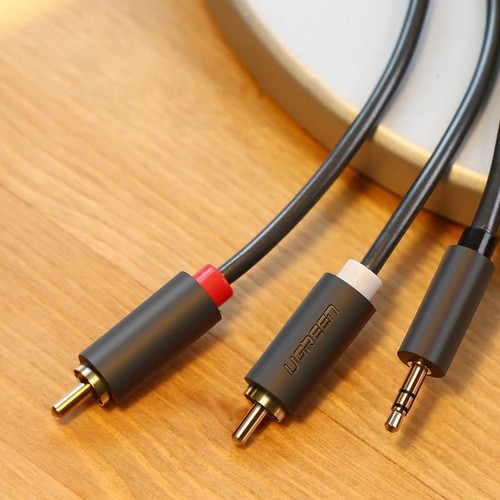 UGREEN 3.5 mm AUX RCA Ses Kablosu, 3 m, 10512