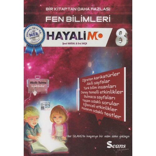 Seans Yayinlari Hayalimo 8 Sinif Fen Bilimleri Soru Bankasi Kitabi