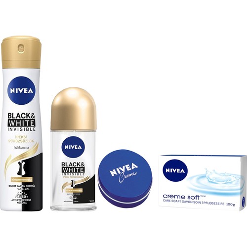 Nivea B & W Invisible İpeksi Pürüzsüzlük Sprey Deodorant 150 Fiyatı