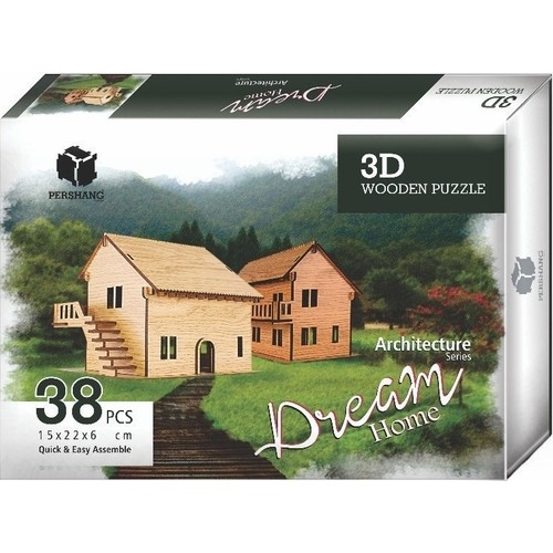 pershang ruya evi 38 parca ahsap 3d puzzle fiyati