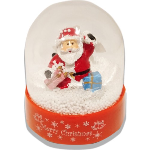 Nuvo Toys Pilli Kar Püskürten Müzikli Kar Küresi Noel Baba 9.5 x 11.5 cm