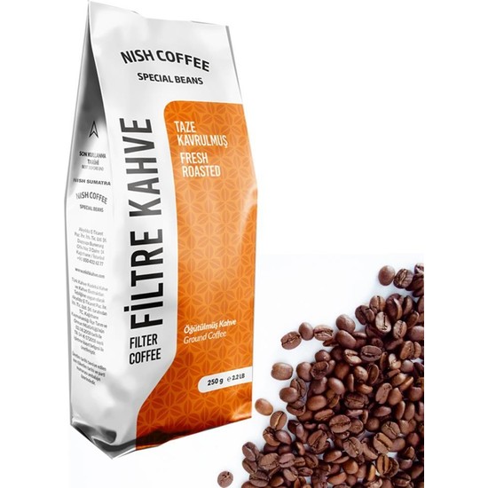 Nish Kahve Filtre Kahve Nish Özel Seri Sumatra 250 gr Kağıt Fiyatı
