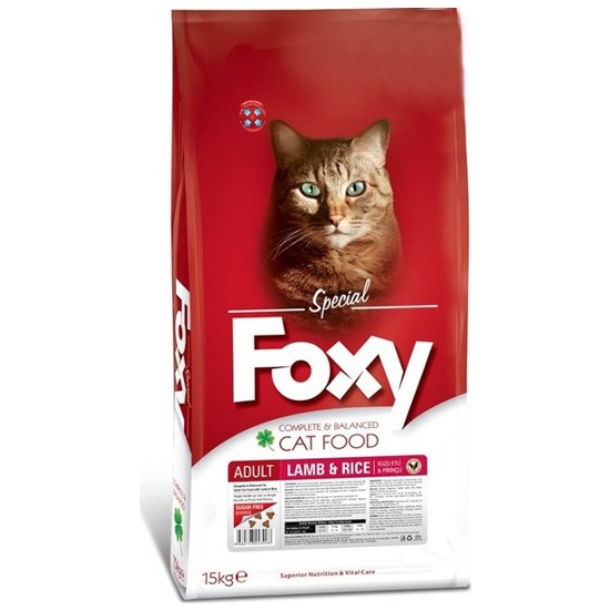 Foxy Kuzu Etli ve Pirinçli Yetişkin Kedi Maması 15 kg Fiyatı