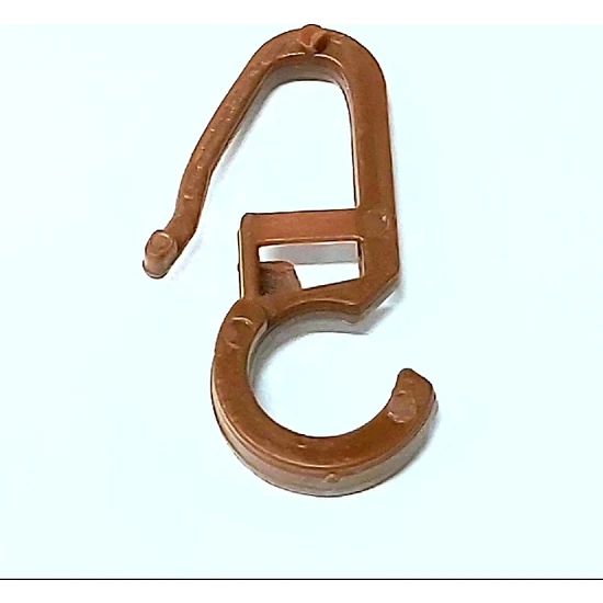 Sermet Süs Dünyası 100 Adet Rustik Toka Rustik Perde Düğmesi Plastik Perde Ruleti