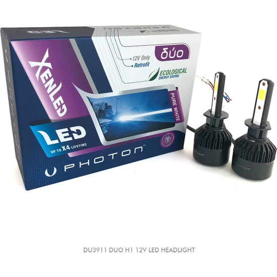Photon Duo H8 H9 H11 H16 LED Xenon Set