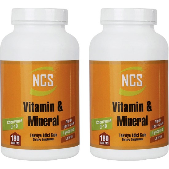 Ncs Vitamin Mineral Multivitamin 180 Tablet x 2 Adet